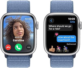 Amazon.com: Apple Watch Series 9 [GPS 41mm] Smartwatch with Silver