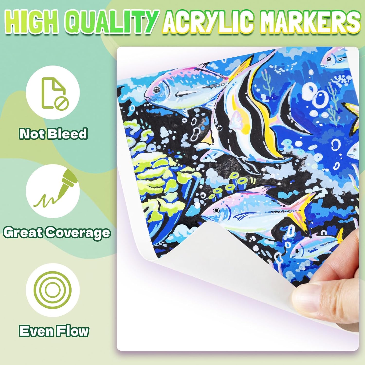 LET'S RESIN Chrome Metallic Markers & Acrylic Paint Markers