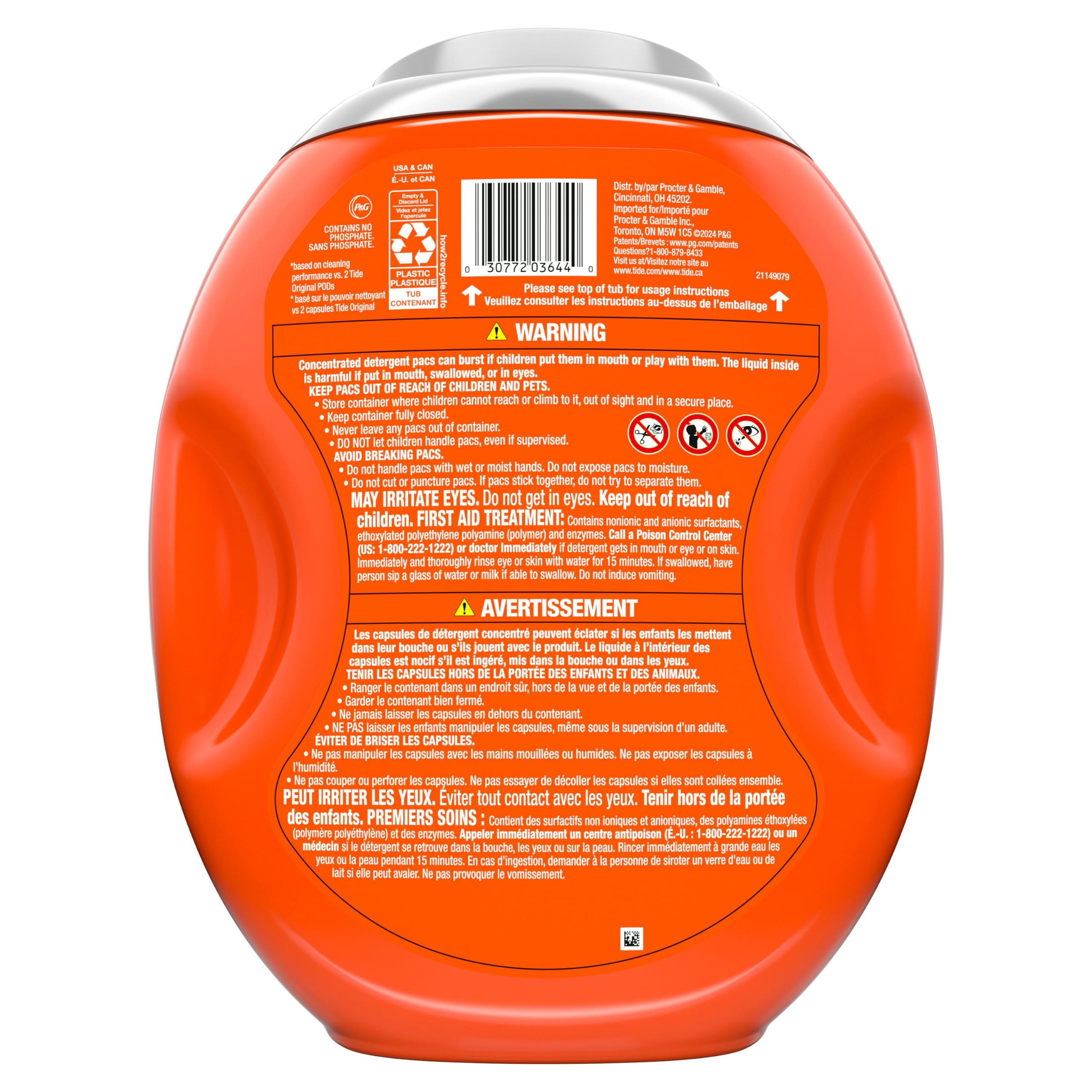 Clean Heavy 10x Duty Power PODS Laundry Detergent Liquid Soap Pods, Original, 63 count, For Visible & Invisible Dirt