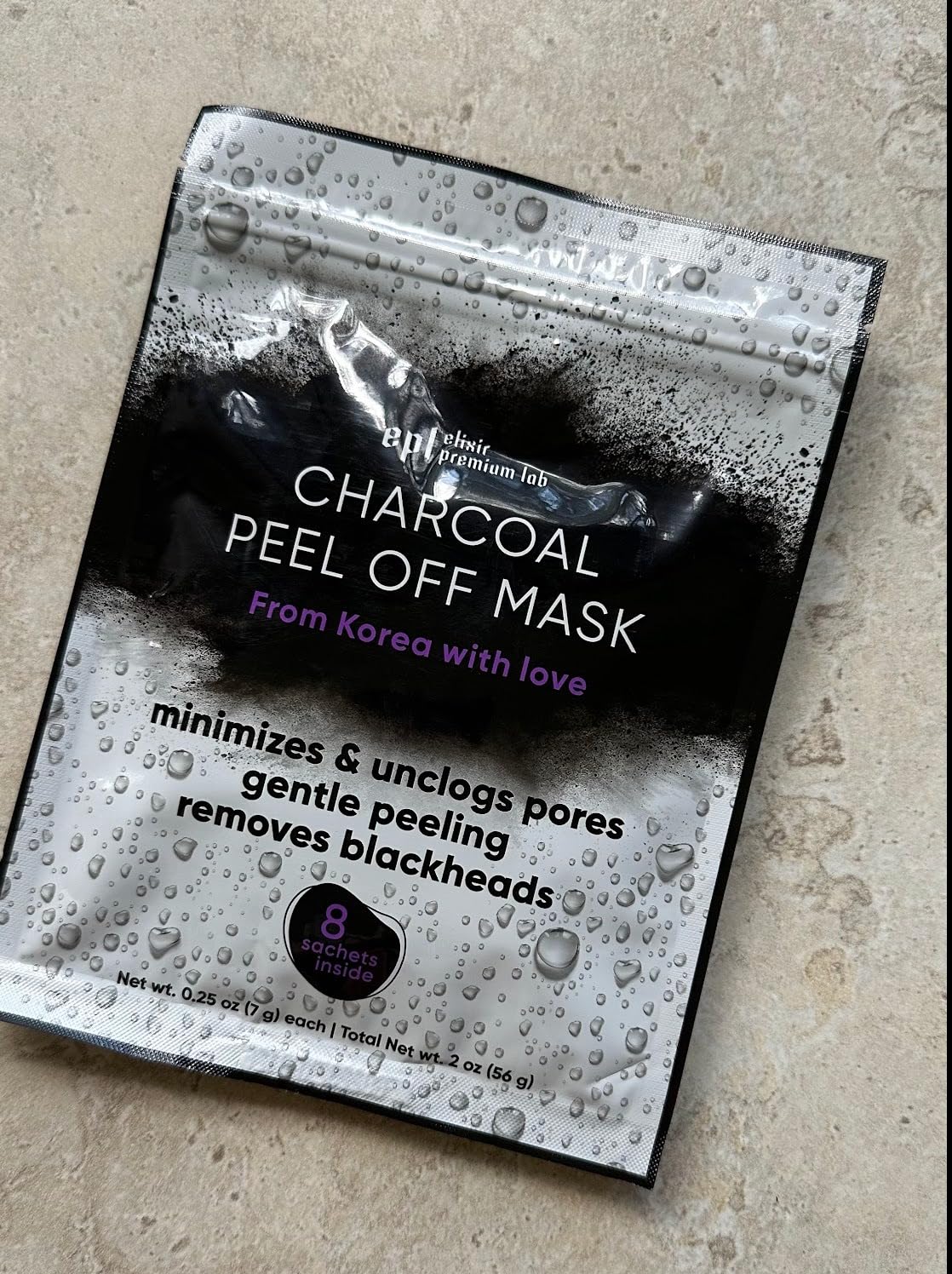 WONDER FAMILY Black Mask Peel Off Face Mask with Activated Charcoal Powder – Korean Blackhead Remover Mask for Nose & Face, Pore Cleaner, Clay Mask & Strips Alternative, Face Mask Skincare for Men & Women, Gift Set