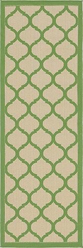 Vista 15 de Unique Loom Alfombra Colección enrejado Marroquí Celosía Transicional Interior y Exterior, Polipropileno Gris/Plateado