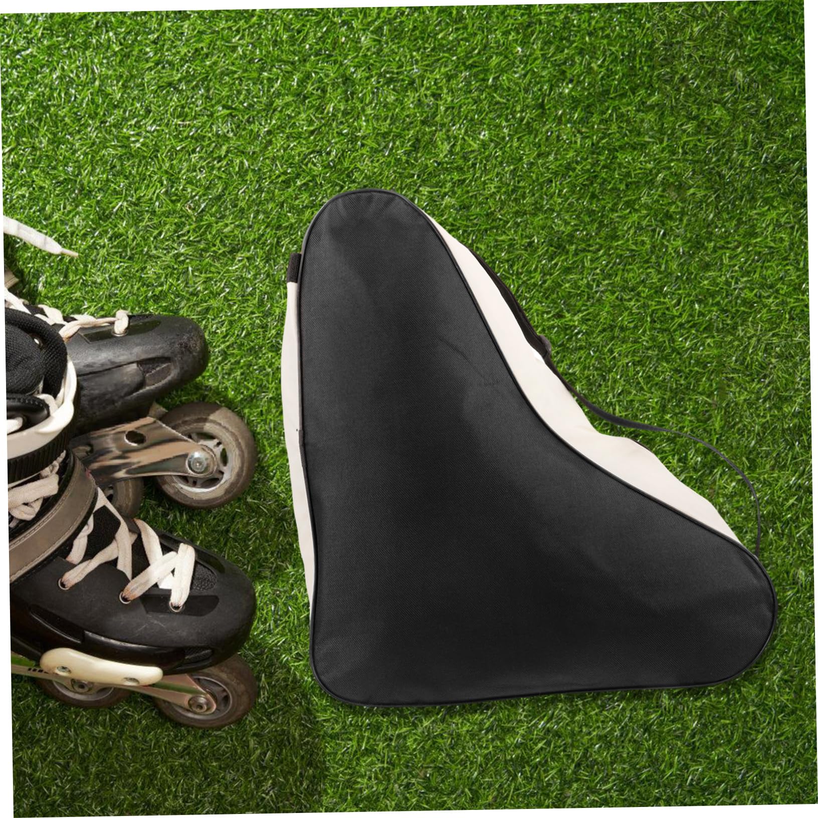 Abaodam Bolsa para patines resistente al desgaste, práctico soporte para patines de diseño simple para un fácil uso y limpieza de transporte