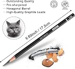 HIFORNY 24 Pieces Graphite Sketching Pencil Set - Graphite Pencils(14B - 5H),Sketch Pencils,Drawing Pencils,Drafting Pencils,Art Pencils with 19 Grades