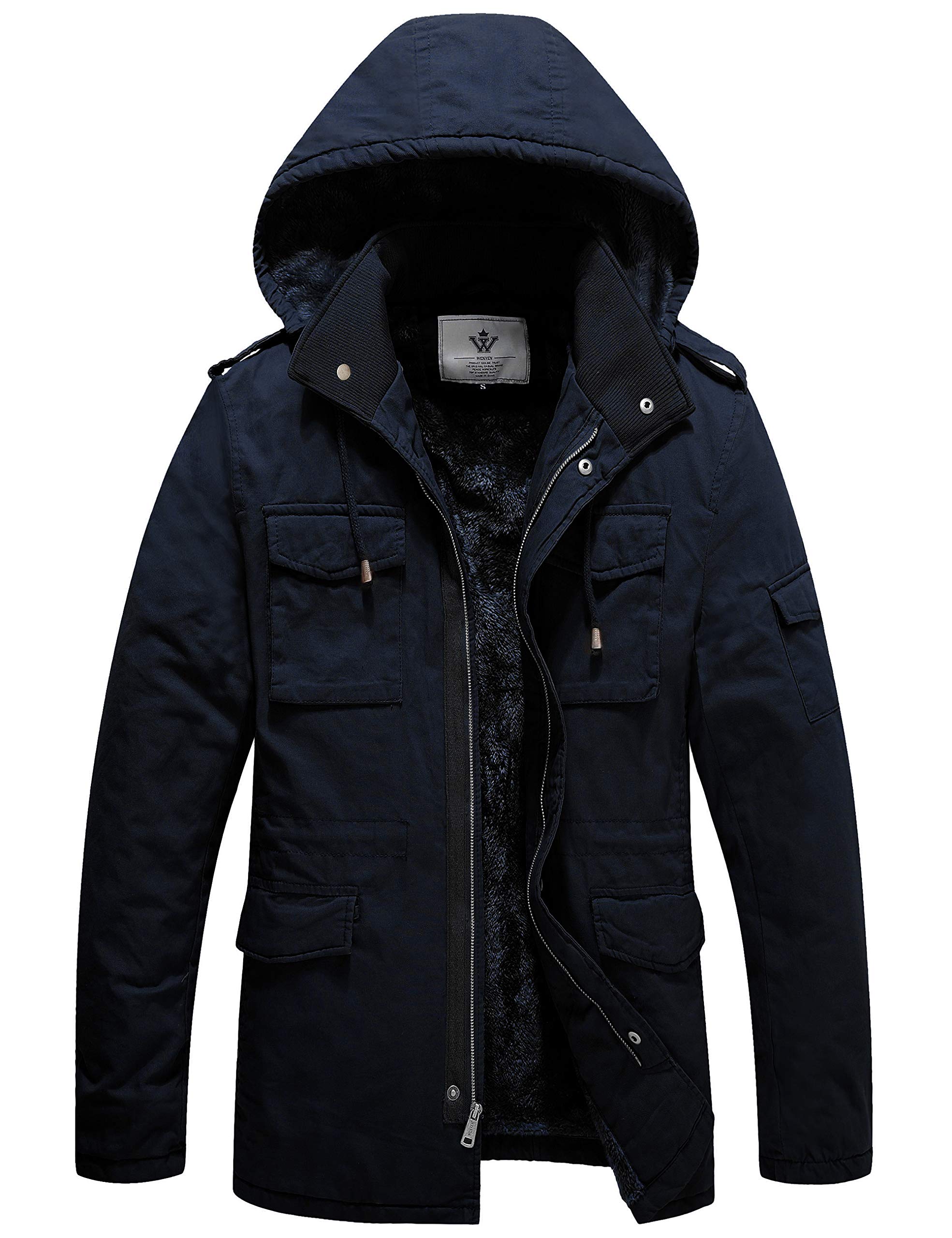 Men's Winter Thickened Military Parka Jacket Warm Coat