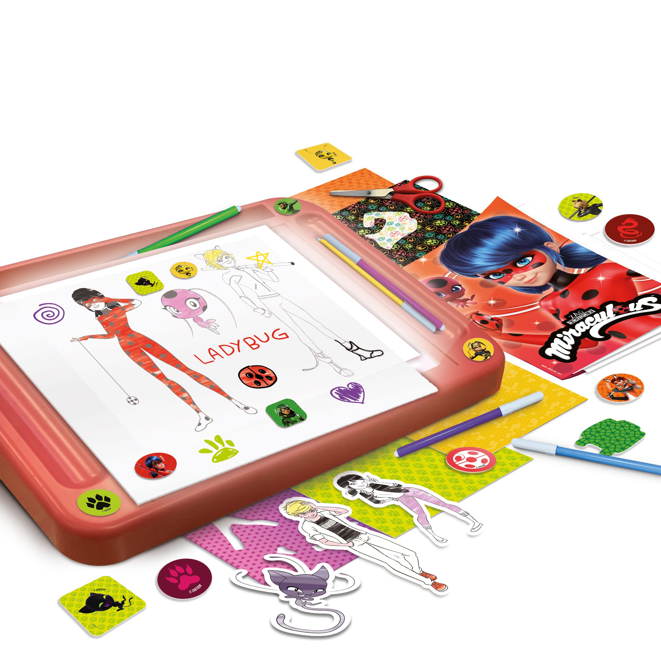 Diario Segreto Miraculous Ladybug Lisciani - Con Lucchetto, Penne E Adesivi, Gioco Educativo - Foto 11