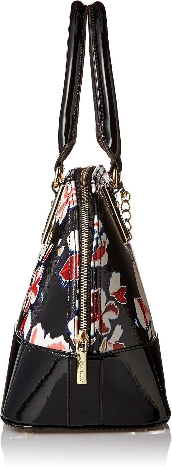 Anne Klein Shimmer Down Dome Satchel Bag