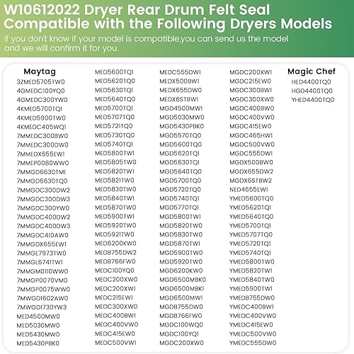 Miniatura 7 de puxyblue Fit Whirl-Pool, CROS-Ley, AMA-na, May-tag, Ken-More Reemplazar AP5737110, PS8691753, AP3094267, PS334327, W1038999999. 220.9 in 10352407