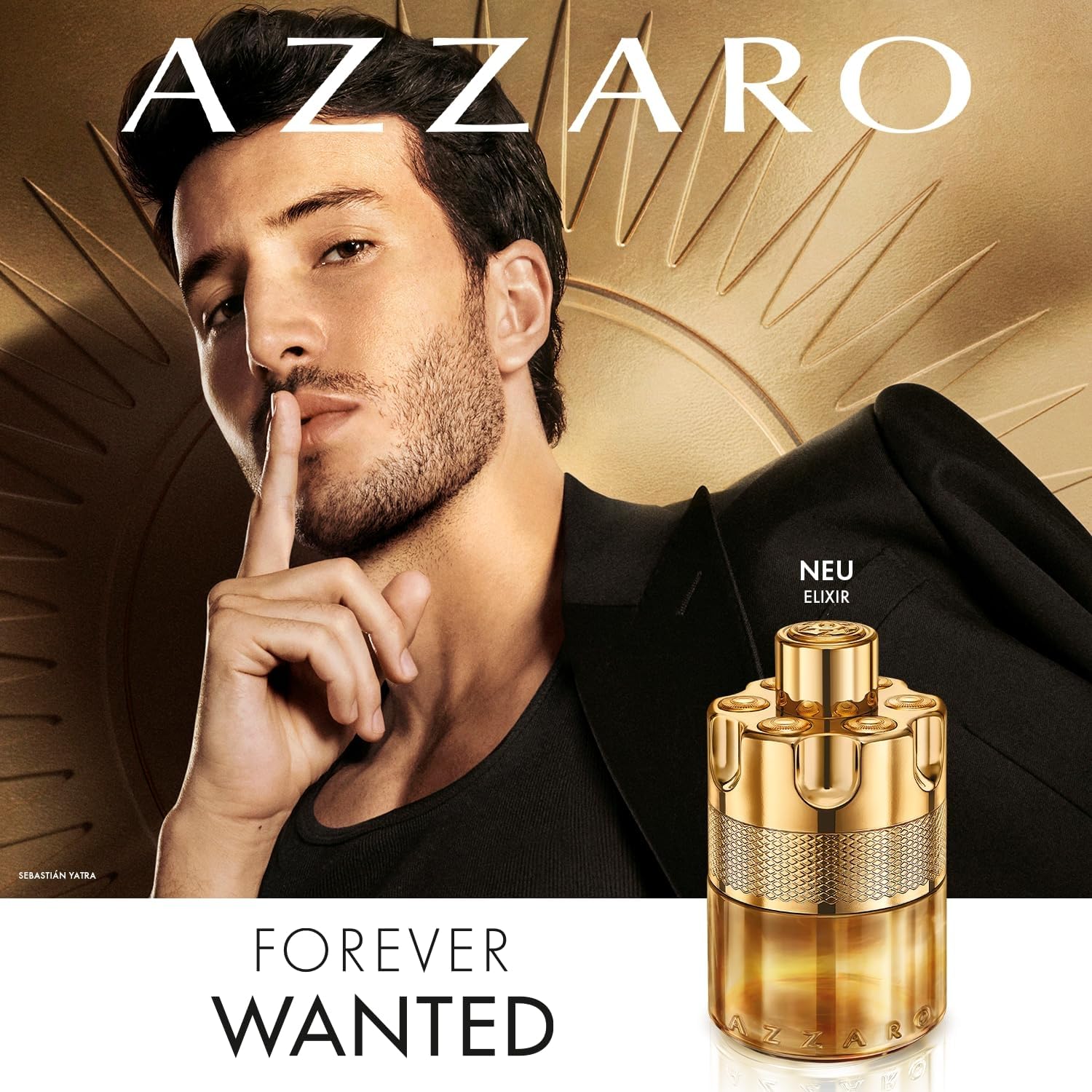 Azzaro Forever Wanted Elixir Eau de Parfum, intensiver, holzig-ledriger Herrenduft, verführerisches Parfüm für Männer