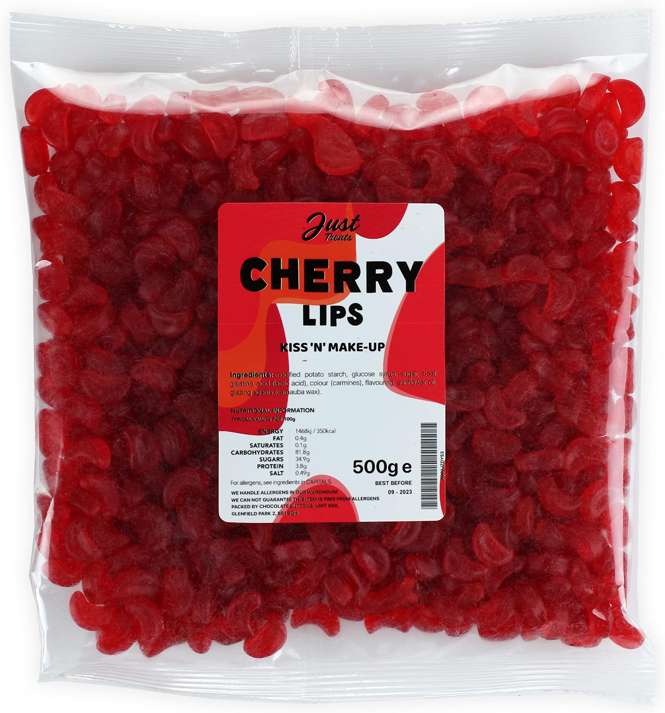 Just Treats Original Scented Cherry Lips (500g Share Bag)…