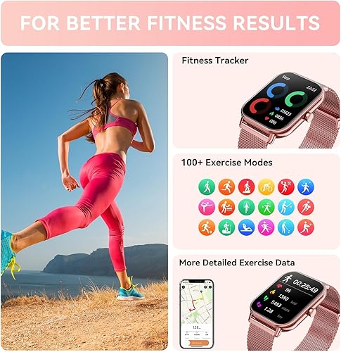 Miniatura 4 de Smart Watch for Women Men, Fitness Tracker Watch for Android Phones iPhone Compatible, 1.85" Smart Watches for Women Men, 110+ Sport Modes