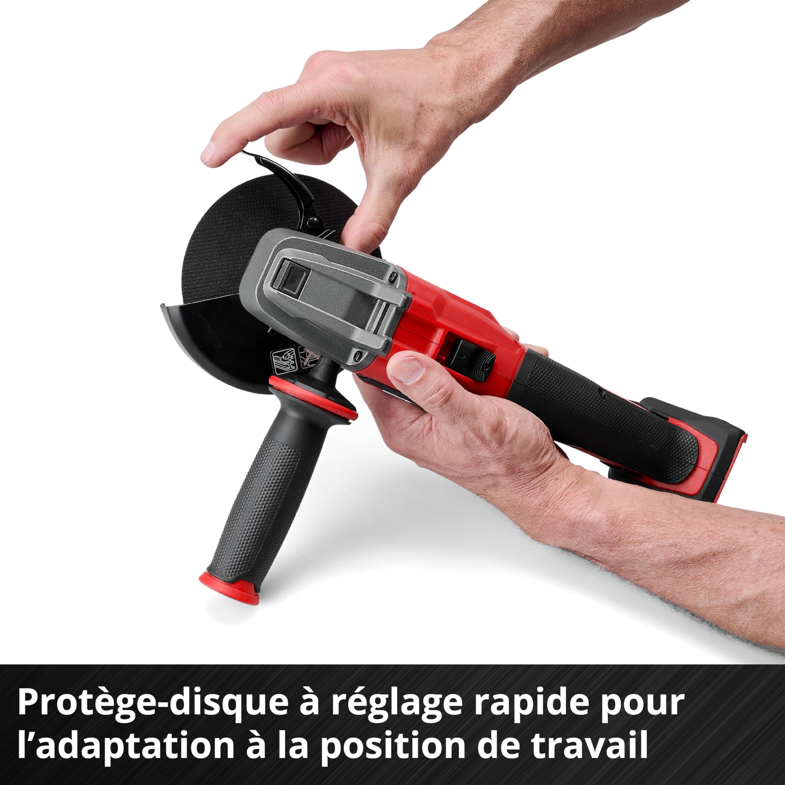 Einhell Professional Meuleuse d’angle Ø125mm sans fil AXXIO 18/125 Q Li- Solo Power X-Change (18V, moteur sans charbon, Protection contre surcharges) Livré sans Batterie ni Chargeur