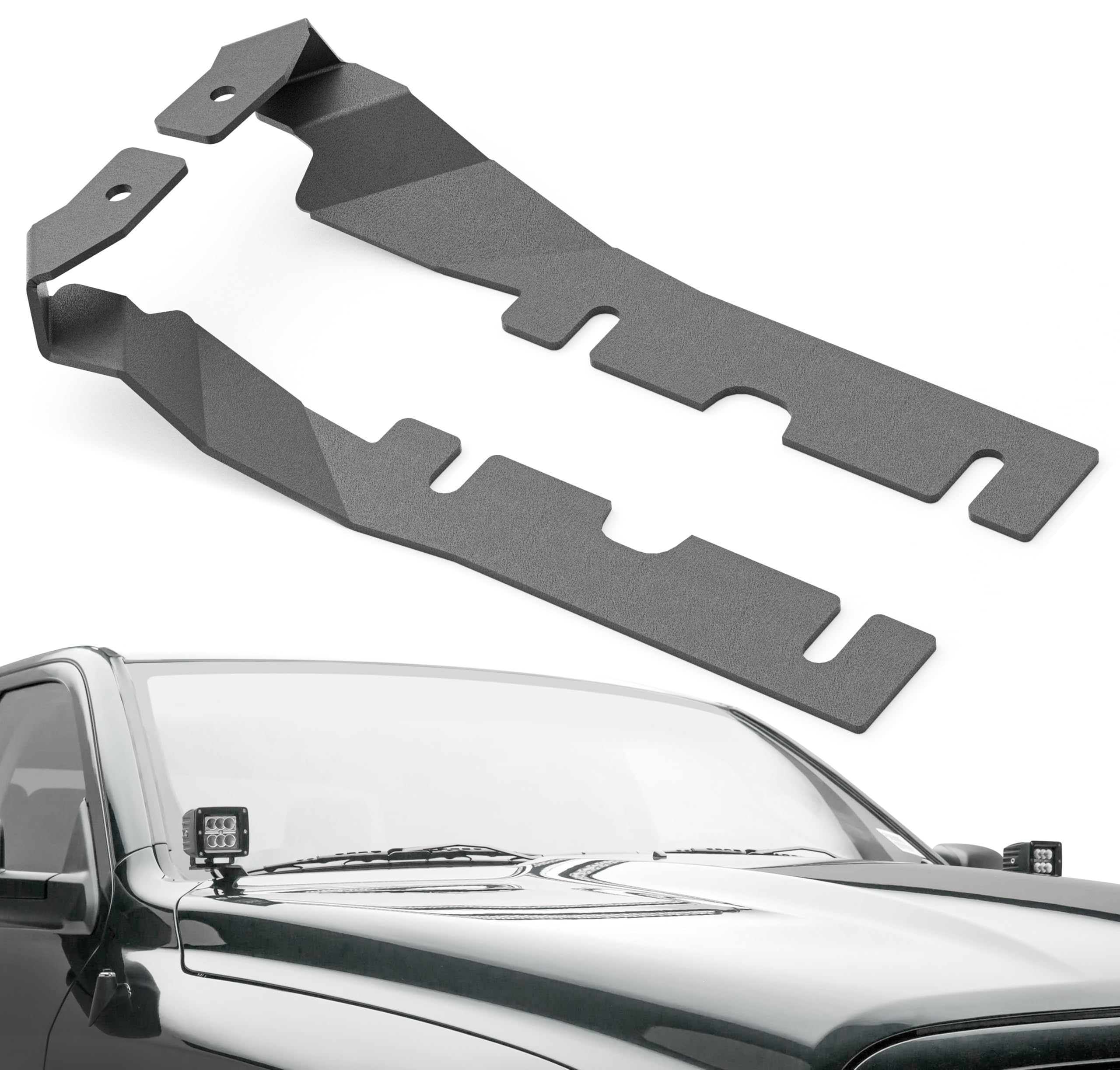 Soportes de luz de zanja YZONA para capó de Dodge RAM 1500