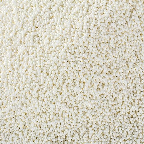 Miniatura 3 de Nonpareils Sprinkles - Blanco Nonpareils - Espolvillos a granel - 2.7 libras (43.2 oz)