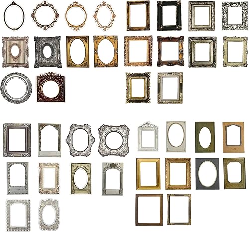 40 calcomanías de encaje para álbumes de recortes, calcomanías de papel decorativas para álbumes de recortes, paquete de suministros para collage de