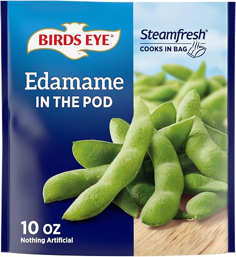 BIRDS EYE Steamfresh Edamame in the Pod, Frozen Vegetable, 10 OZ