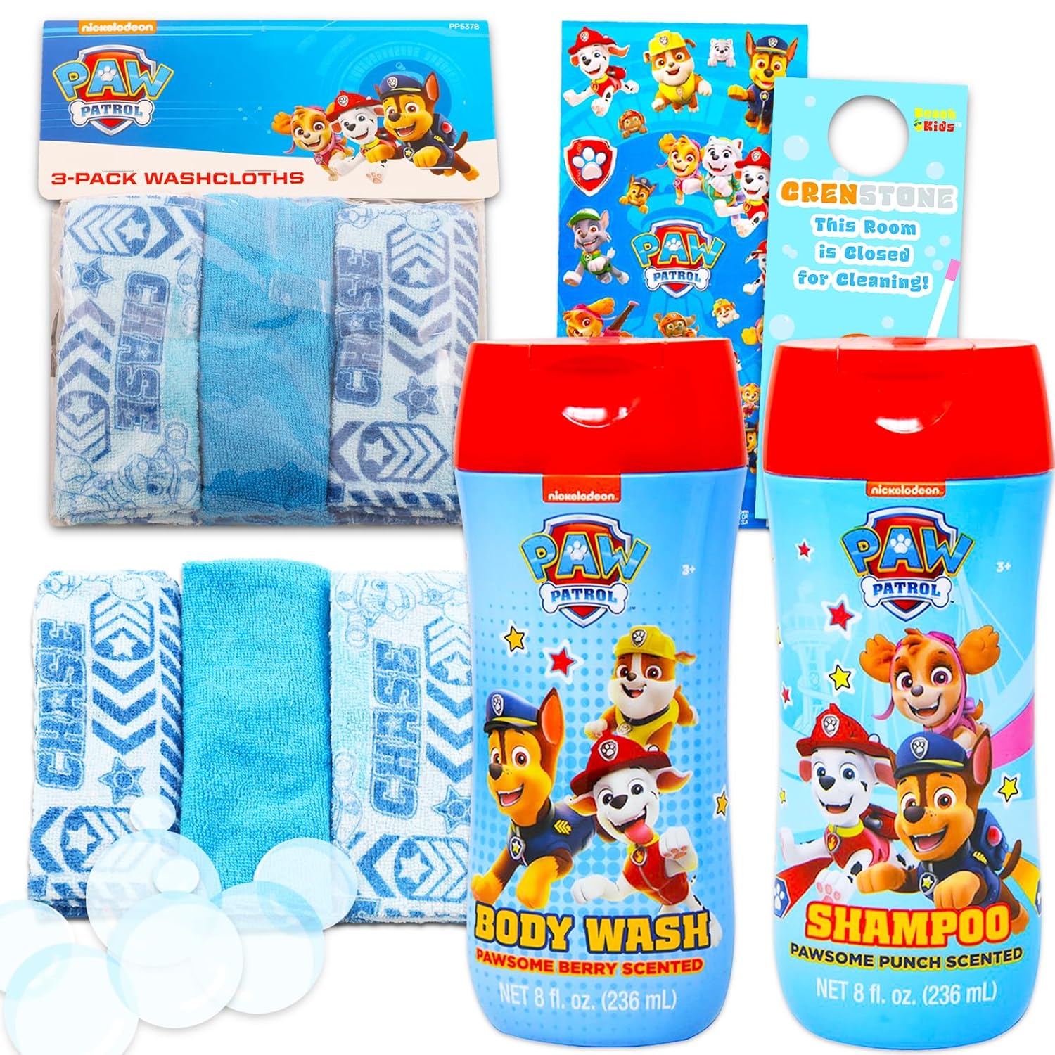 Amazon.com: Paw Patrol Bathroom Set for Boys - Bundle with 3 Paw Patrol ...