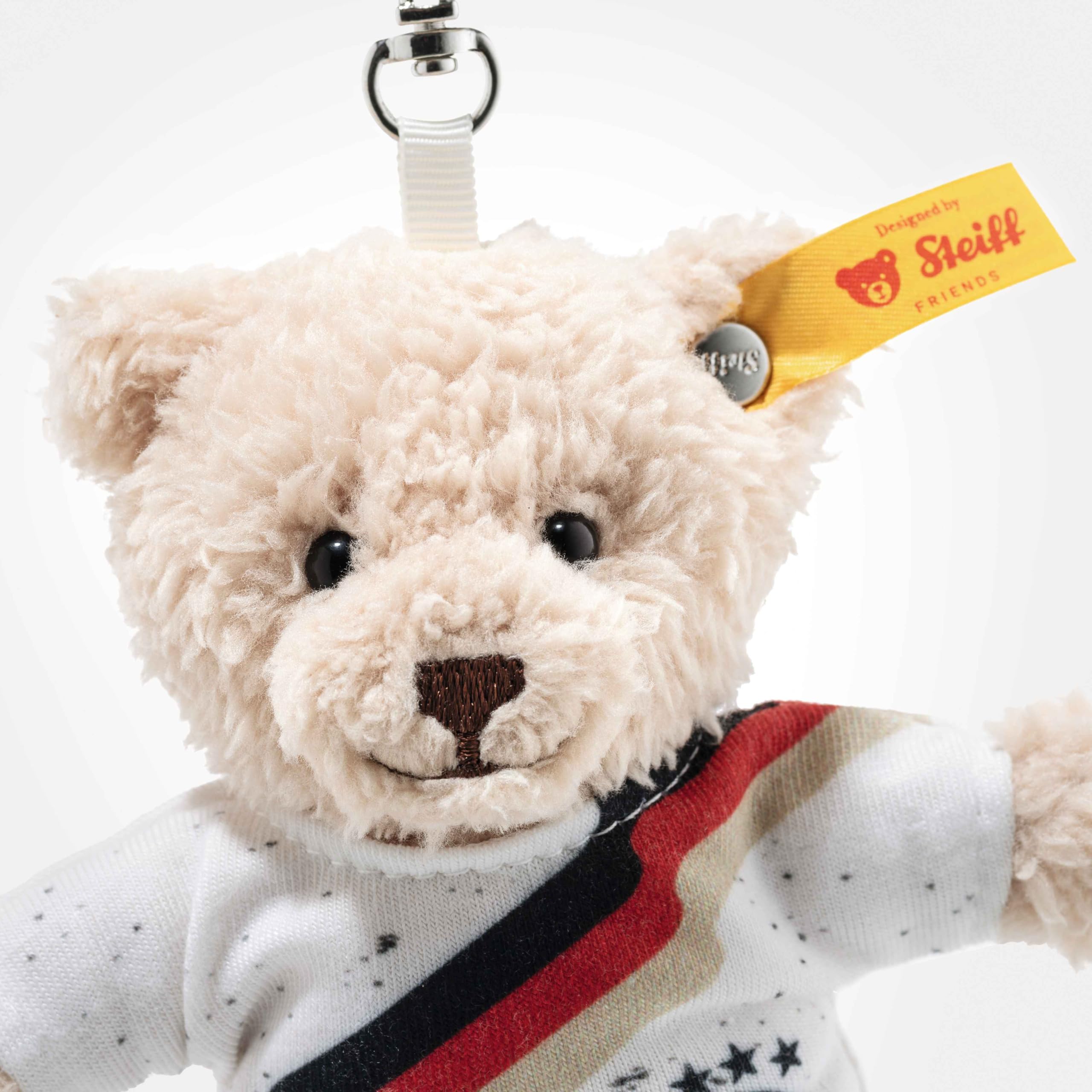 Steiff Ben Teddy Bear cuddly toy DFB pendant, cute stuffed toy with plastic eyes, children, boys & girls, Friends - Image 3