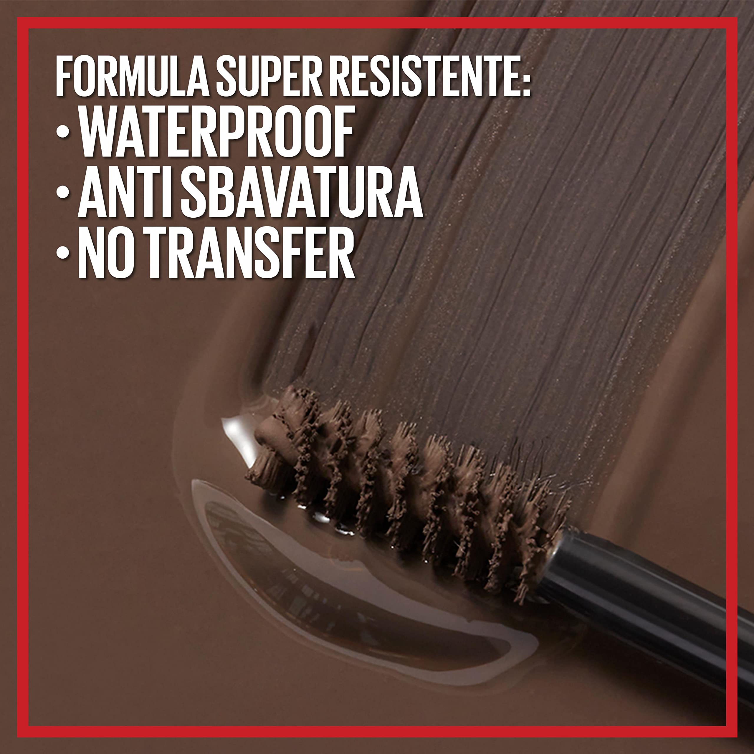 Maybelline New York Gel Sopracciglia, Per un Look Definito, Pieno e Dal Finish Naturale, Tenuta Fino a 36h, Tattoo Brow 3D Styling Gel, 260 DEEP BROWN