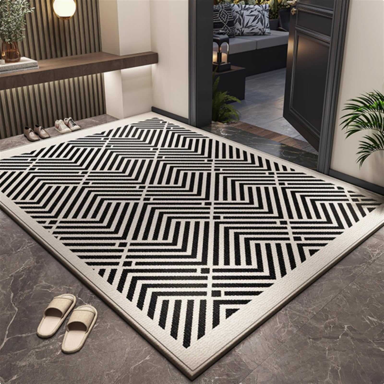 Paillasson d'extérieur pour entrée G 60x90cm tapis de sol maison et garage