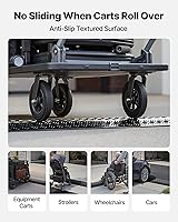 Vista 24 de VEVOR Rampa de cubierta de cable de caída de 3 piezas, capacidad de carga de 2,000 libras/eje, rampa protectora de manguera de cable resistente