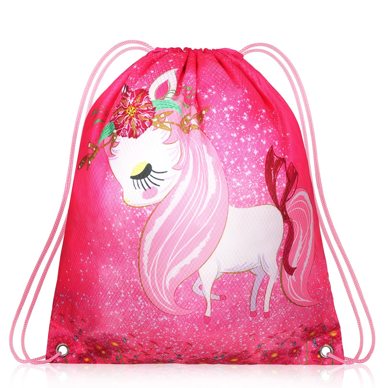 RLGPBON Sports Drawstring Backpack - Drawstring Bags for Boys Kids Swim Bag for Beach Swim Swimming Pool Draw String Bags