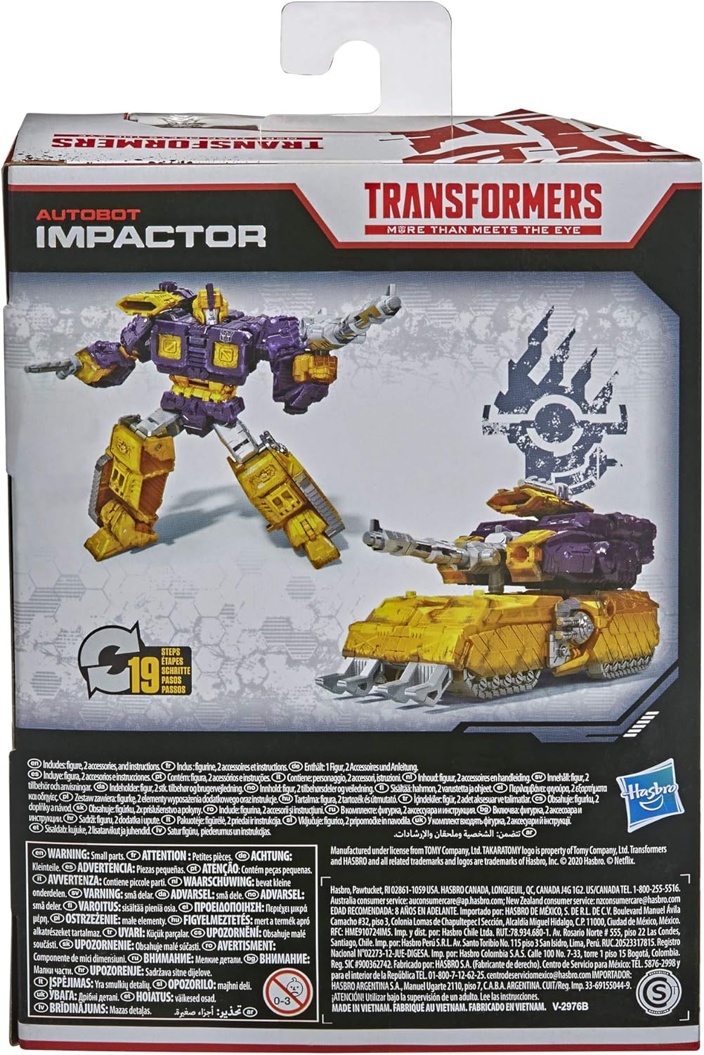 Transformers War for Cybertron Netflix Trilogy White 6 Inch Action Figure Deluxe Class Exclusive - Impactor - Image 5