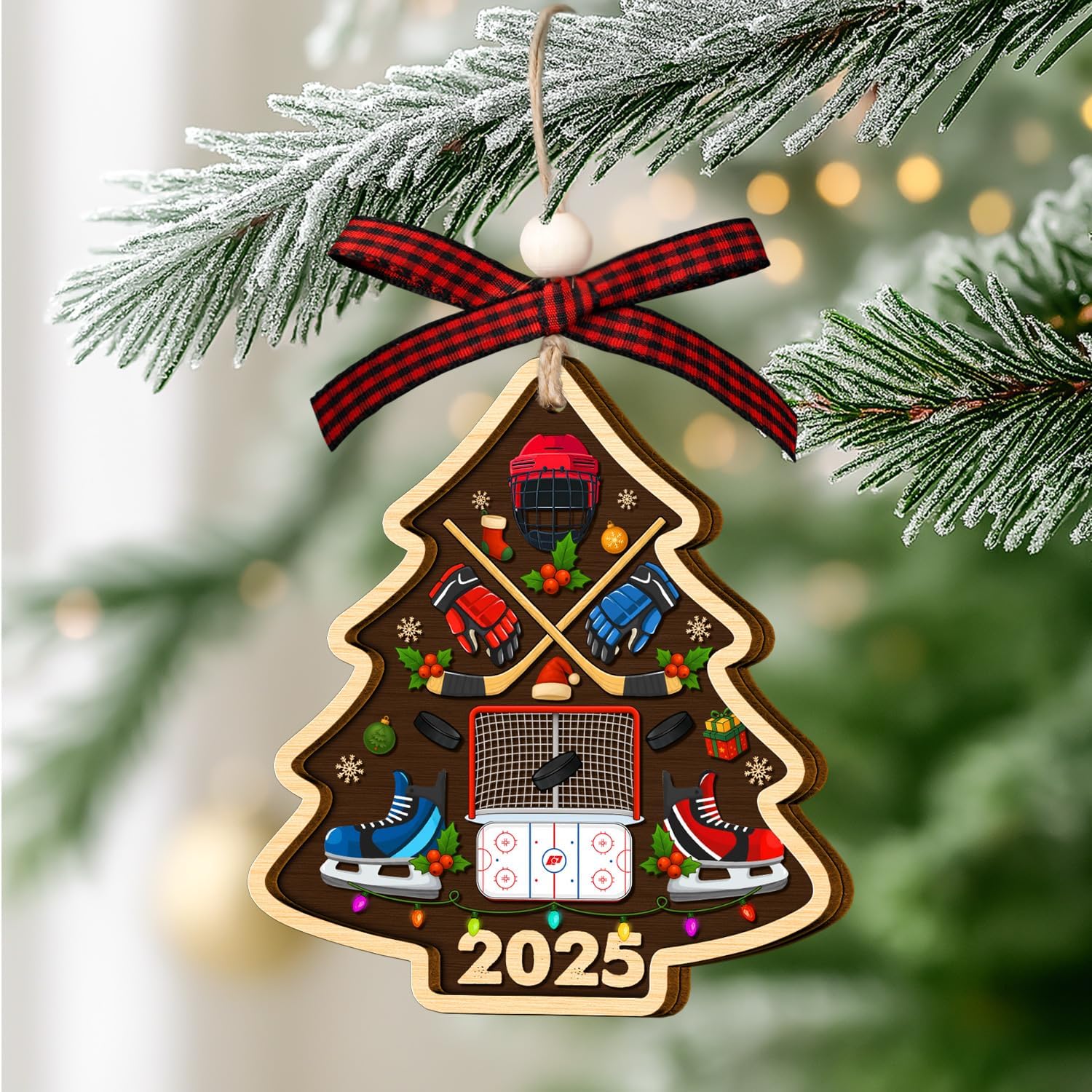 Hockey Hanging Ornament - Image 4