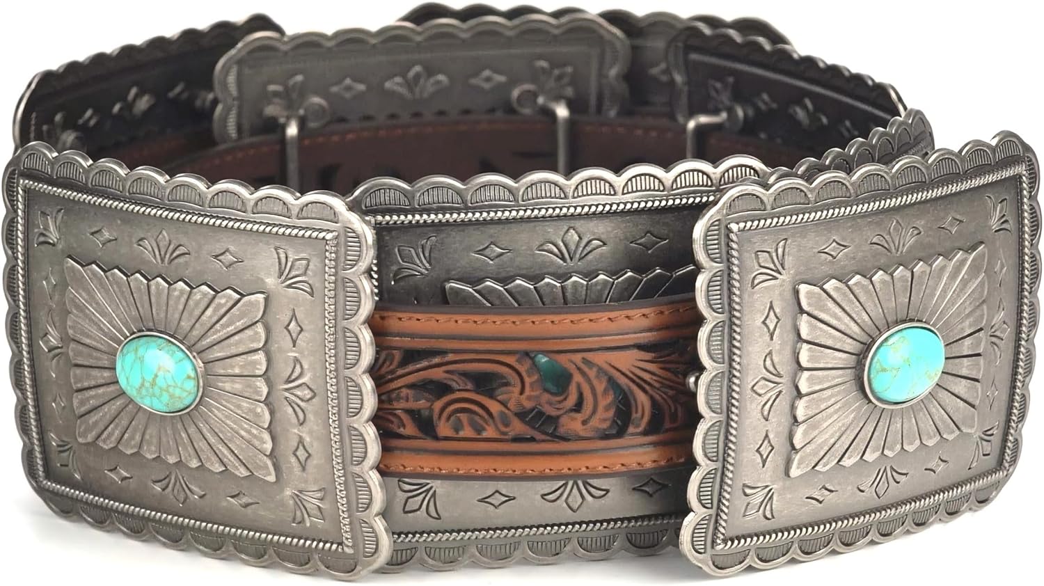 ARIAT Women's Turquoise Concho Western Belt - Image 2