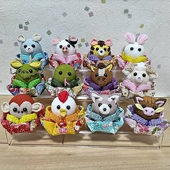 Amazon | つまみ細工＊十二支 セット 干支飾り お正月飾り