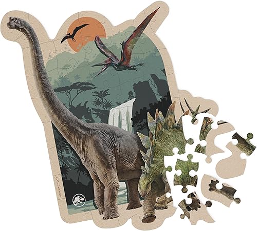Miniatura 5 de Spin Master Games, Jurassic World - Rompecabezas misterioso, paquete de 2, 46 piezas cada uno, rompecabezas para niños, actividades en interiores,