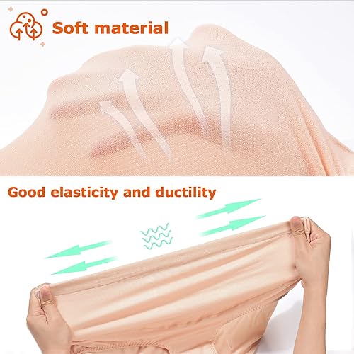 Miniatura 2 de Lupantte Ropa interior de maternidad sobre golpes para embarazo cintura ajustable paquete de 6 Paquete de 3 - negro, gris, piel, Multicolor, Negro,