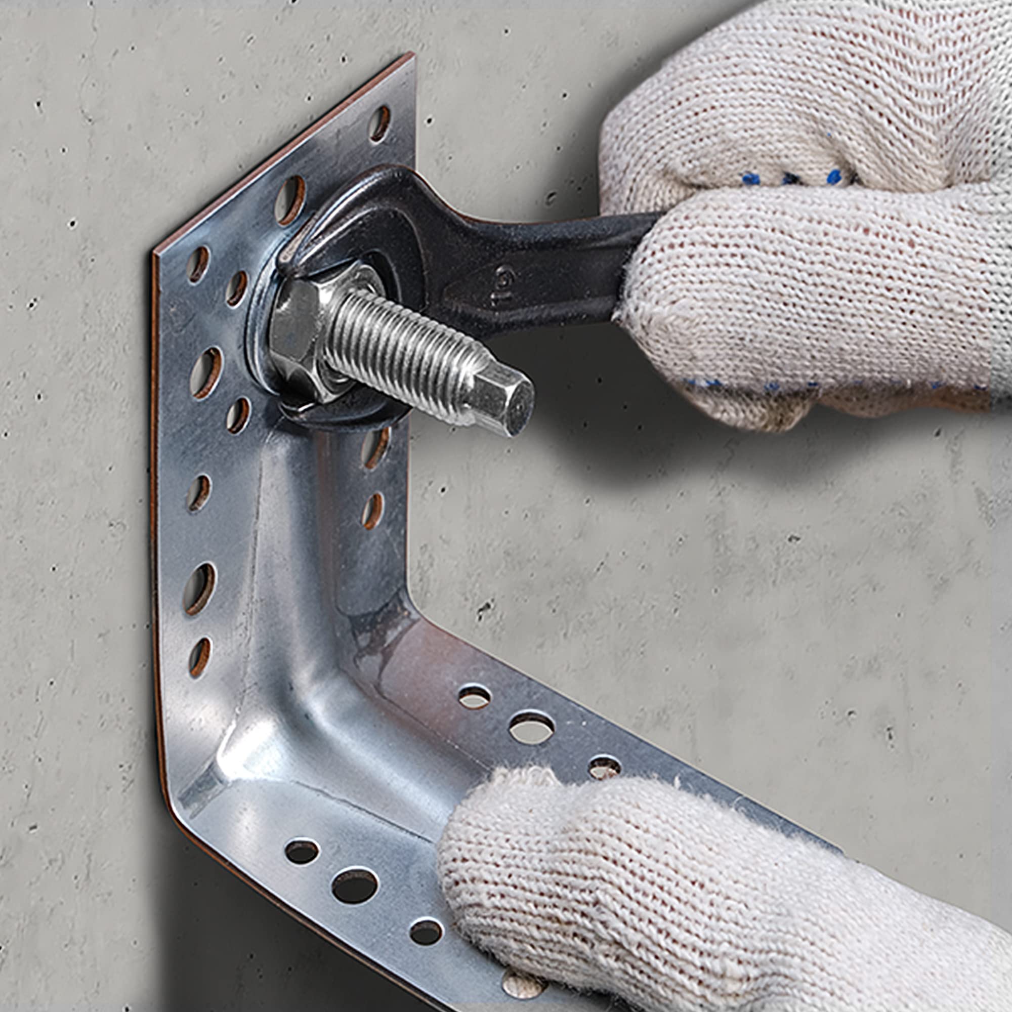 Isolbau Ankerstange aus A4 Stahl M16 x 190 mm - 10 Stück ETA Zulassung Gewindestange Verbundanker mit Mutter & Unterlegscheibe Schwerlast-Anker Schwerlast-dübel