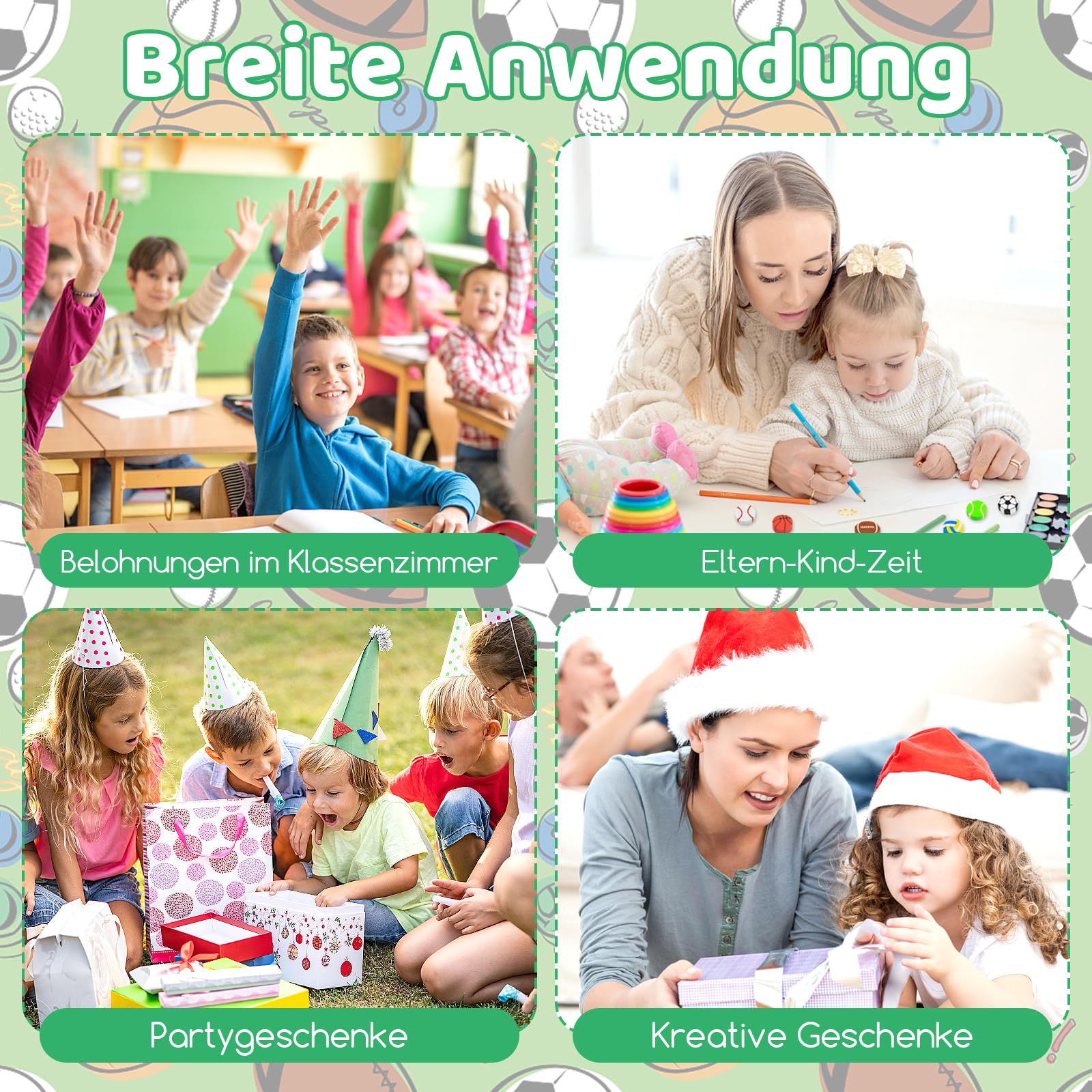 150 Gommine Cancellabili Divertenti - Con Animali E Forme, Per Scuola, Ufficio E Regali Per Bambini - Foto 3