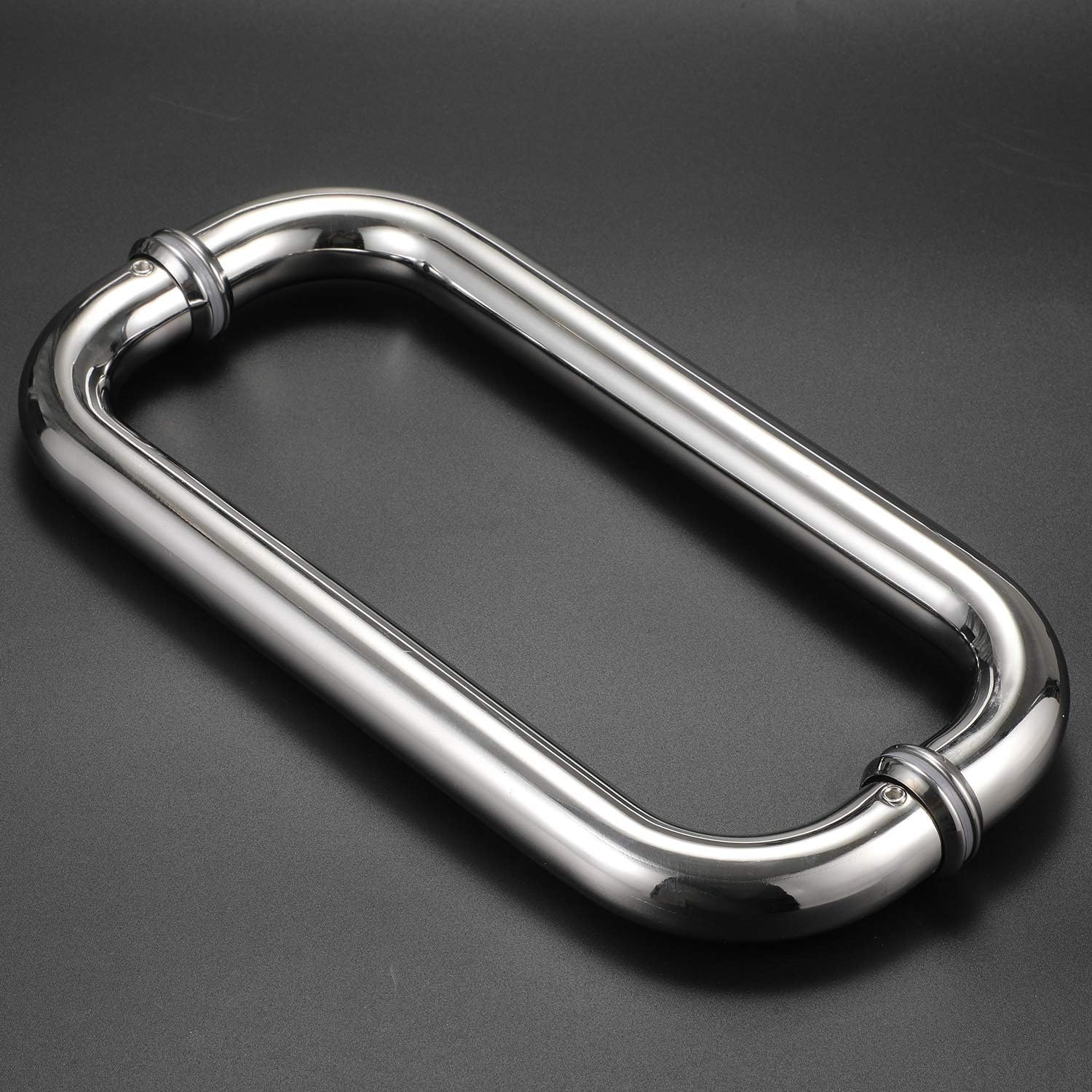 BlueCatELE 10 Inch Glass Door Handle Shower Door Handle Made of Back to