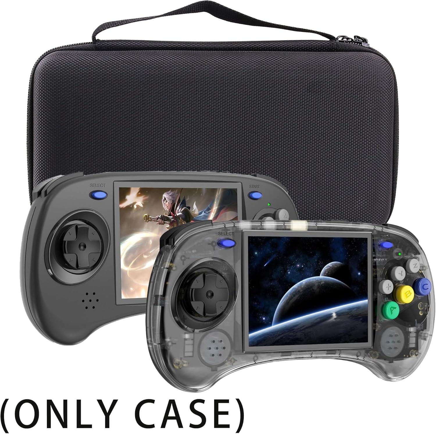 WAIYUCN Hard EVA Carrying Case Compatible with RG ARC-S/RG ARC-D Retro Handheld Game Console Case