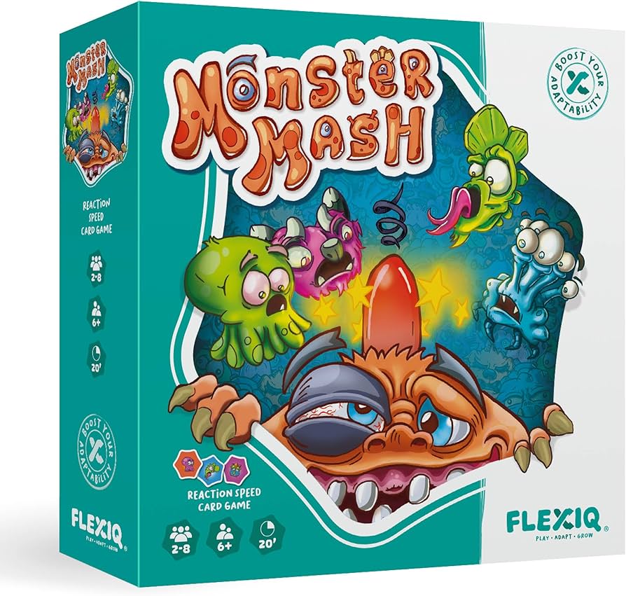 Amazon.co.jp: モンスターマッシュ - FlexiQの知覚カードゲーム、6歳