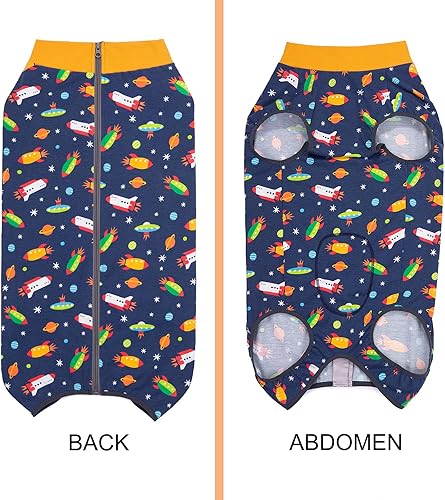 Miniatura 2 de Traje de recuperación para perros después de la cirugía, enterizo de recuperación para perros grandes y medianos quirúrgicos para evitar lamer