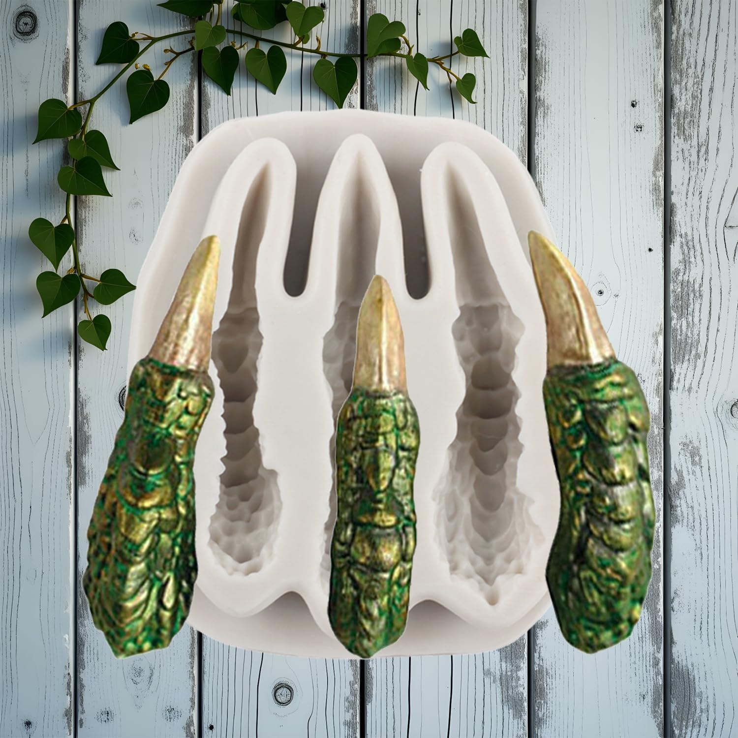 Dinosaur Claws Silicone Molds Dinosaur Claws Candy Mold for Cake Decoration Cupcake Topper Fondant Chocolate Gum Paste Polymer Clay