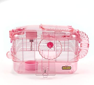 Kaytee CritterTrail Pink Habitat for Pet Mice, Dwarf Hamsters, Hamsters or Gerbils