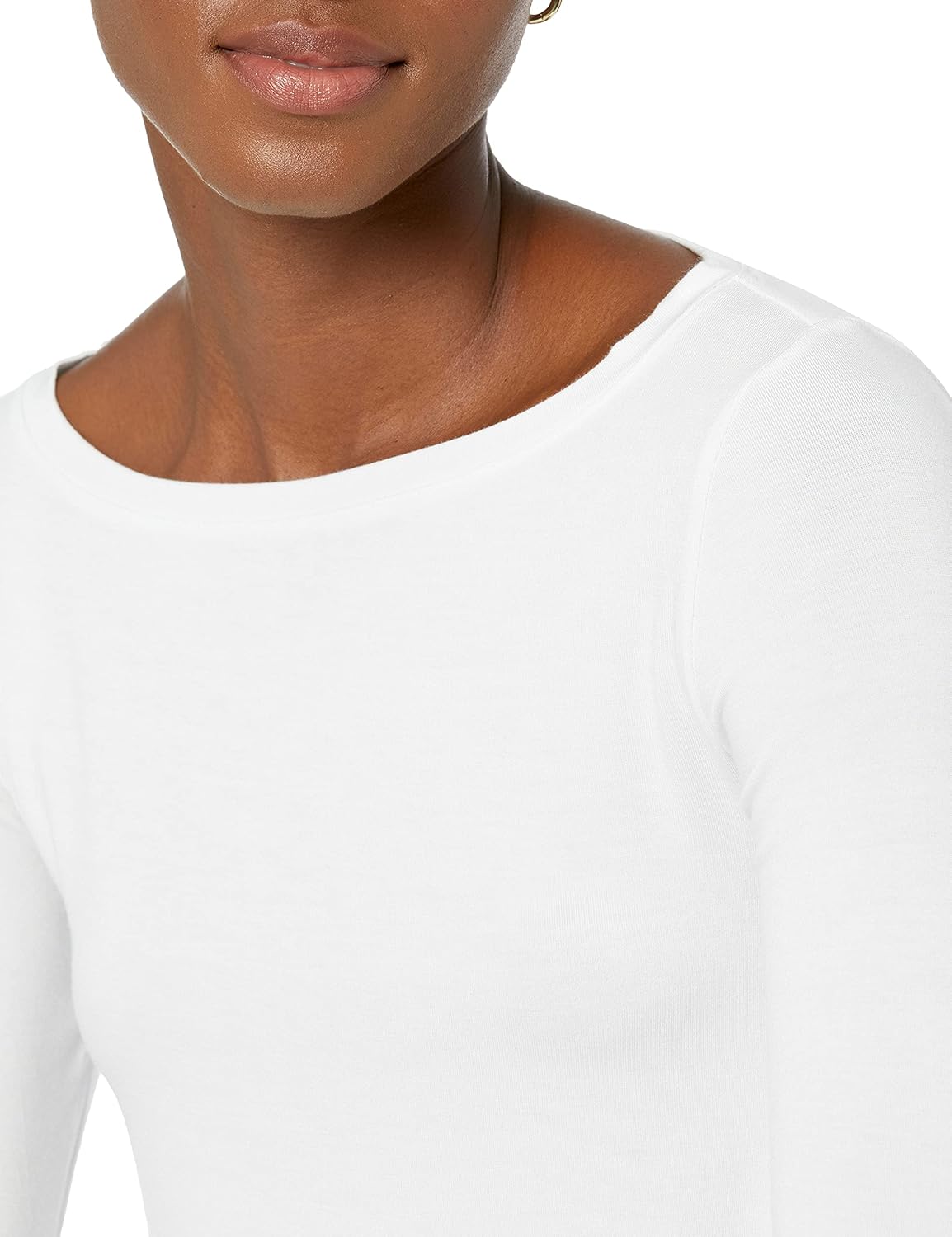  Essentials Women's Jersey Standard-Fit 3/4 Sleeve Bateau Neck Swing T-Shirt (Previously Daily Ritual), Multipacks : Clothing, Shoes & Jewelry