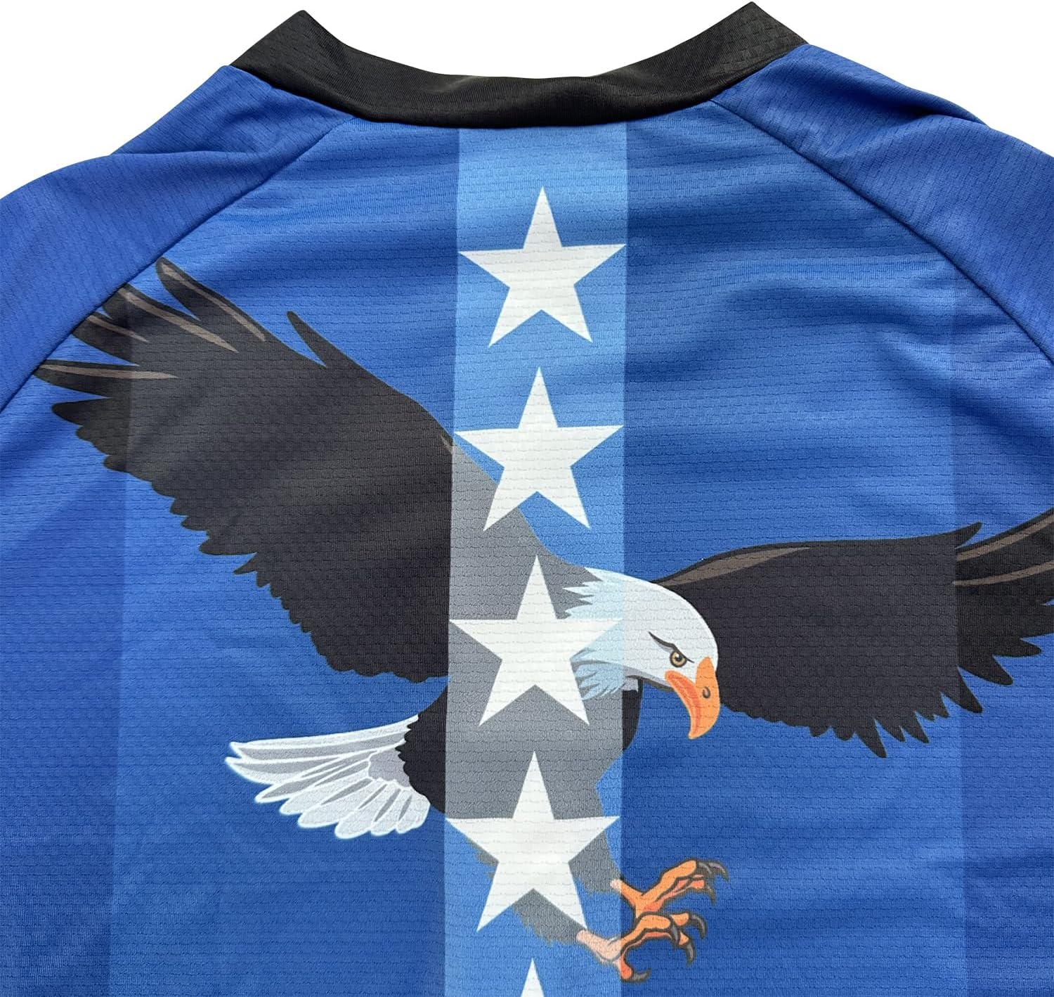 Lo.gas USA Cycling Jersey Men Short Sleeve Bike Biking Shirts American Flag Road Bicycle Clothing Full Zip with Pockets - Image 7