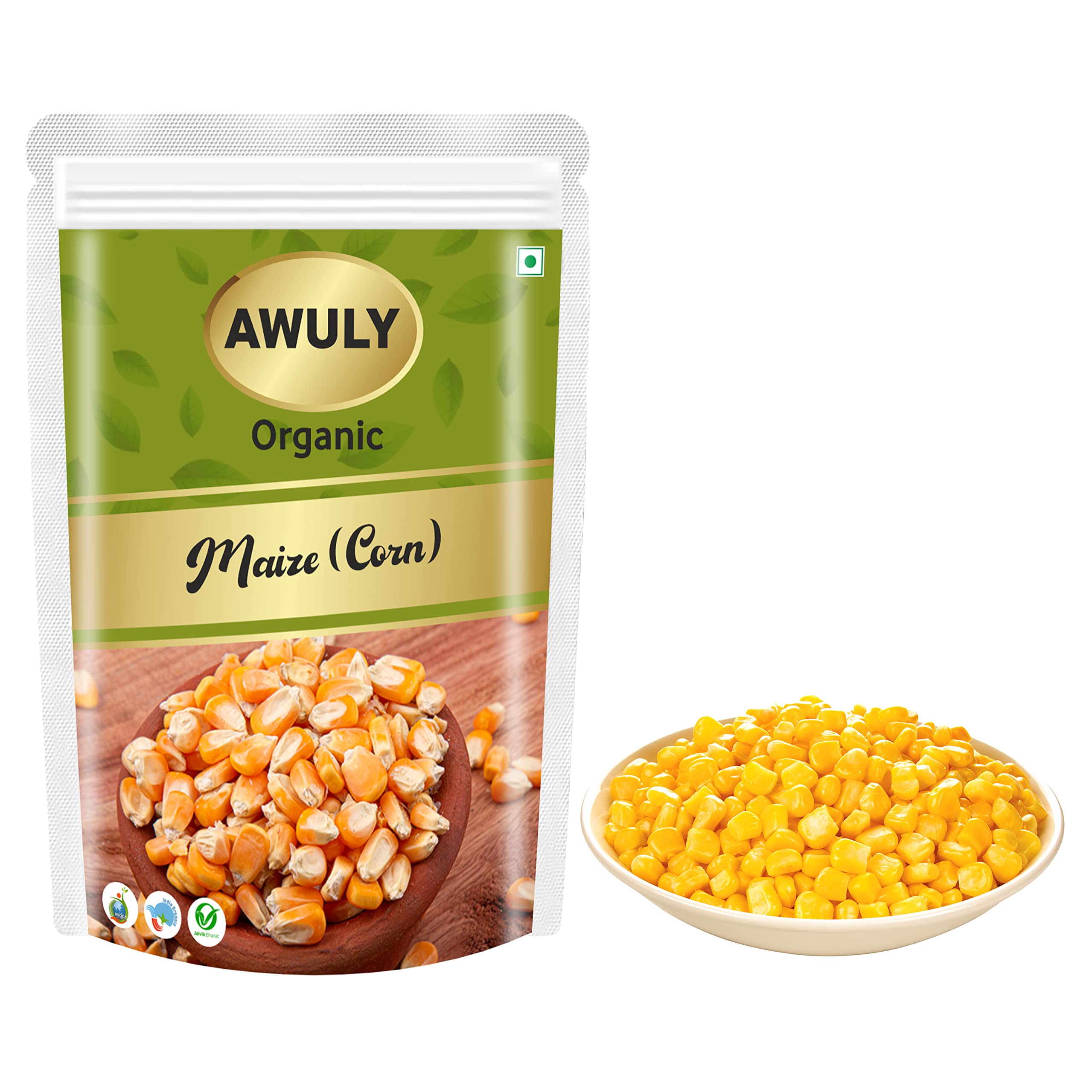 AWULY Organic Sabut Maize |Makki|Gluten Free| Maize Makki Corn Sabut|Whole Makka Granules |Butterfly Corn Unpopped |Homemade Healthy Snack (250gms)-image-45