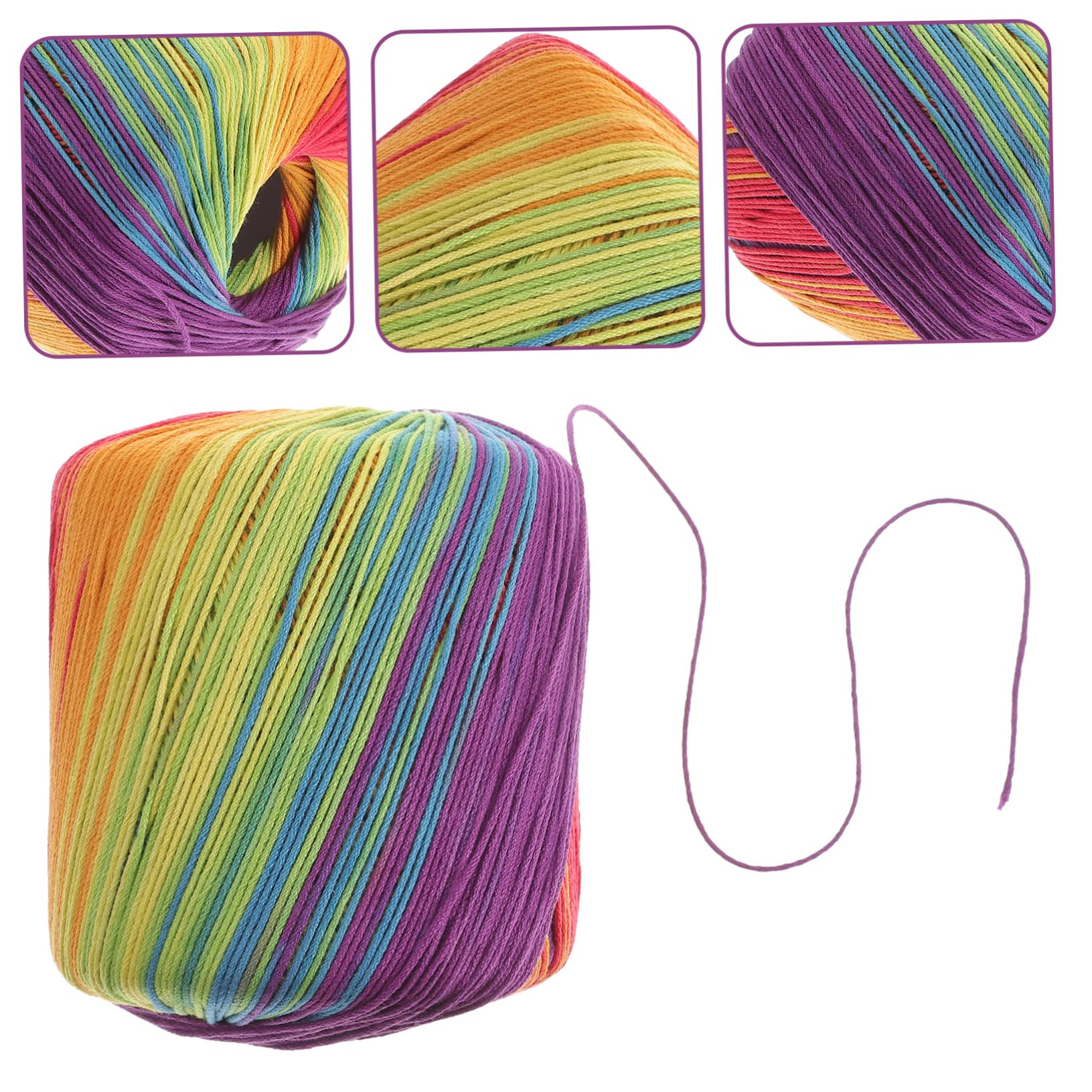 COHEALI 9 Di Filato Versatile Per Maglieria Filo Di Cotone Da 133 M Filo Per Uncinetto Filo Per Ricamo Filo Per Quilting Morbido E Lavabile Per Progetti Artigianali