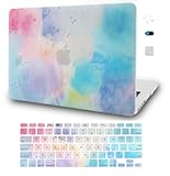 KECC Compatible with MacBook Air 13 inch Case 2022 2021 2020 2019 2018 Release M1 A2337 A2179 A1932 Plastic Hard Shell for MacBook Air 13&period;3 inch &plus; Keyboard Cover&comma; Blue Mist