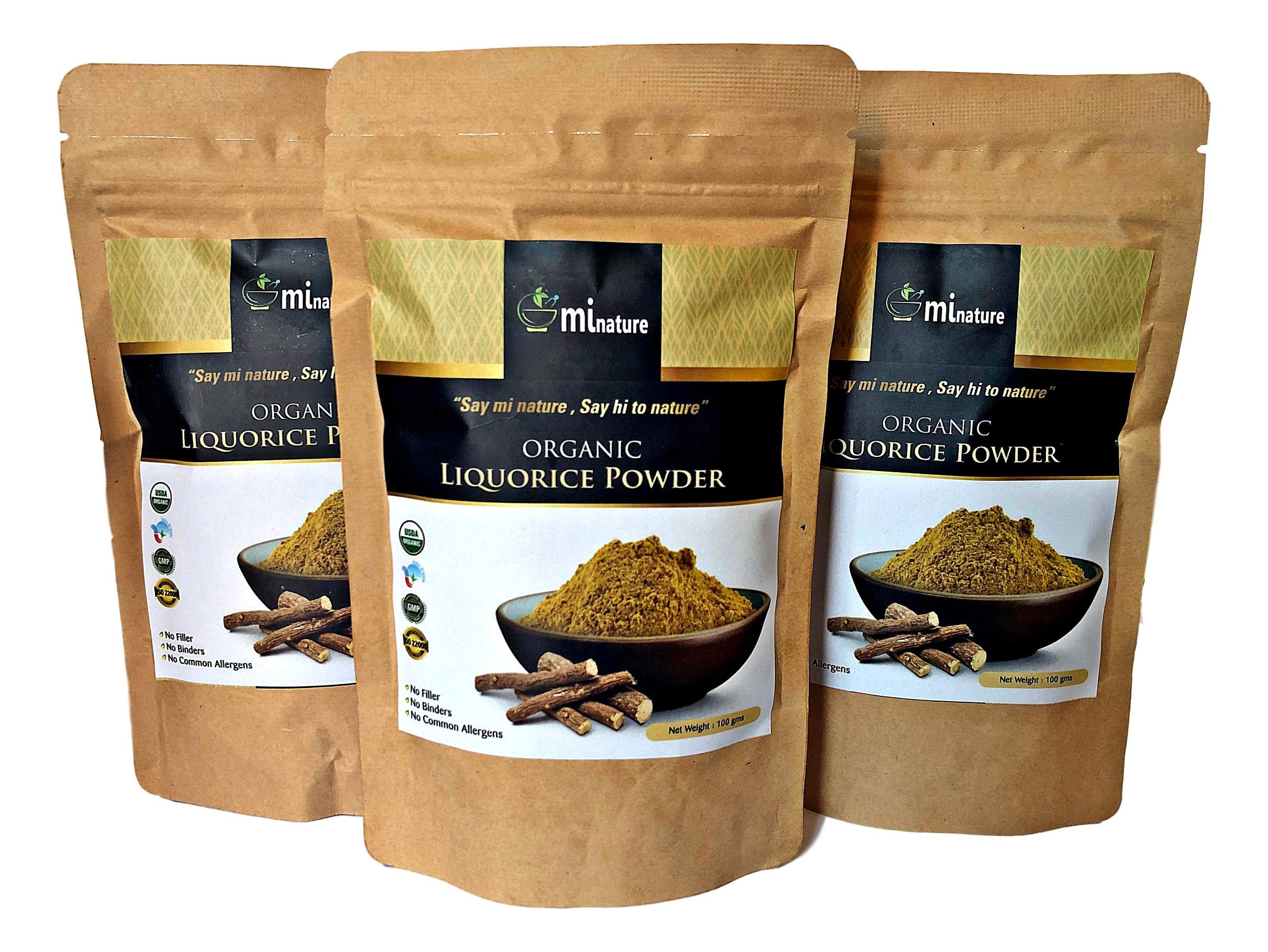 Liquorice Root Powder Extract x100g (Three) -100% Purity No additives Premium Grade