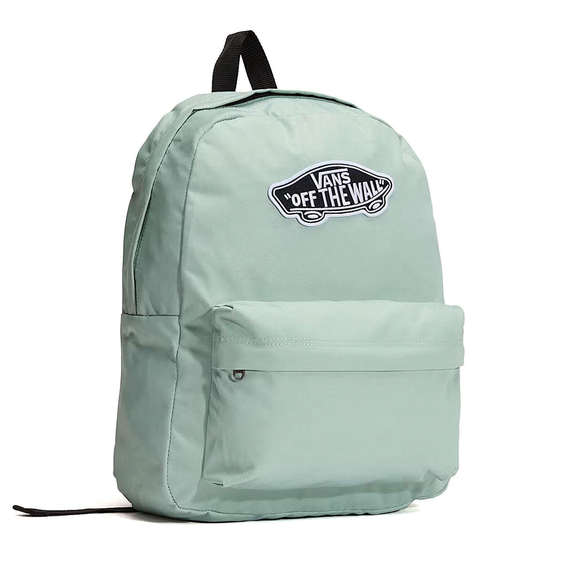 Vans Zaino Realm Classic, Verde Menta, Logo Off The Wall