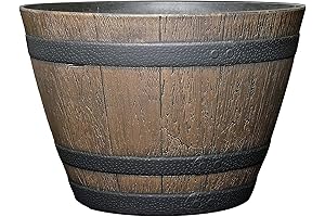 Classic Home Whiskey Barrel Planter