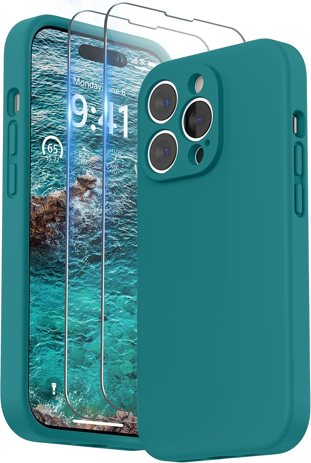 SURPHY Designed for iPhone 14 Pro Case with Screen