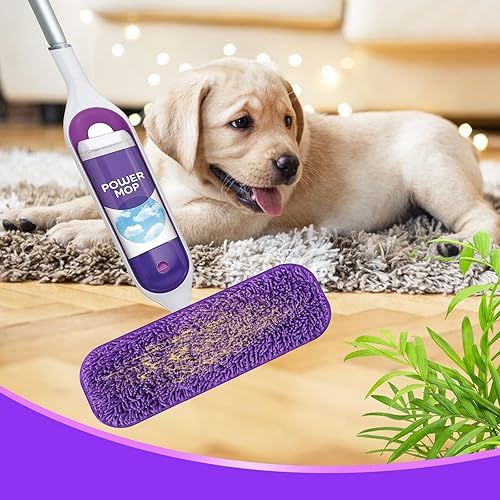 Miniatura 7 de Yicotira Almohadillas de repuesto reutilizables para mopa eléctrica Swiffer Power Mop Kit de iniciación  Recambios de almohadillas Swifter Powermop