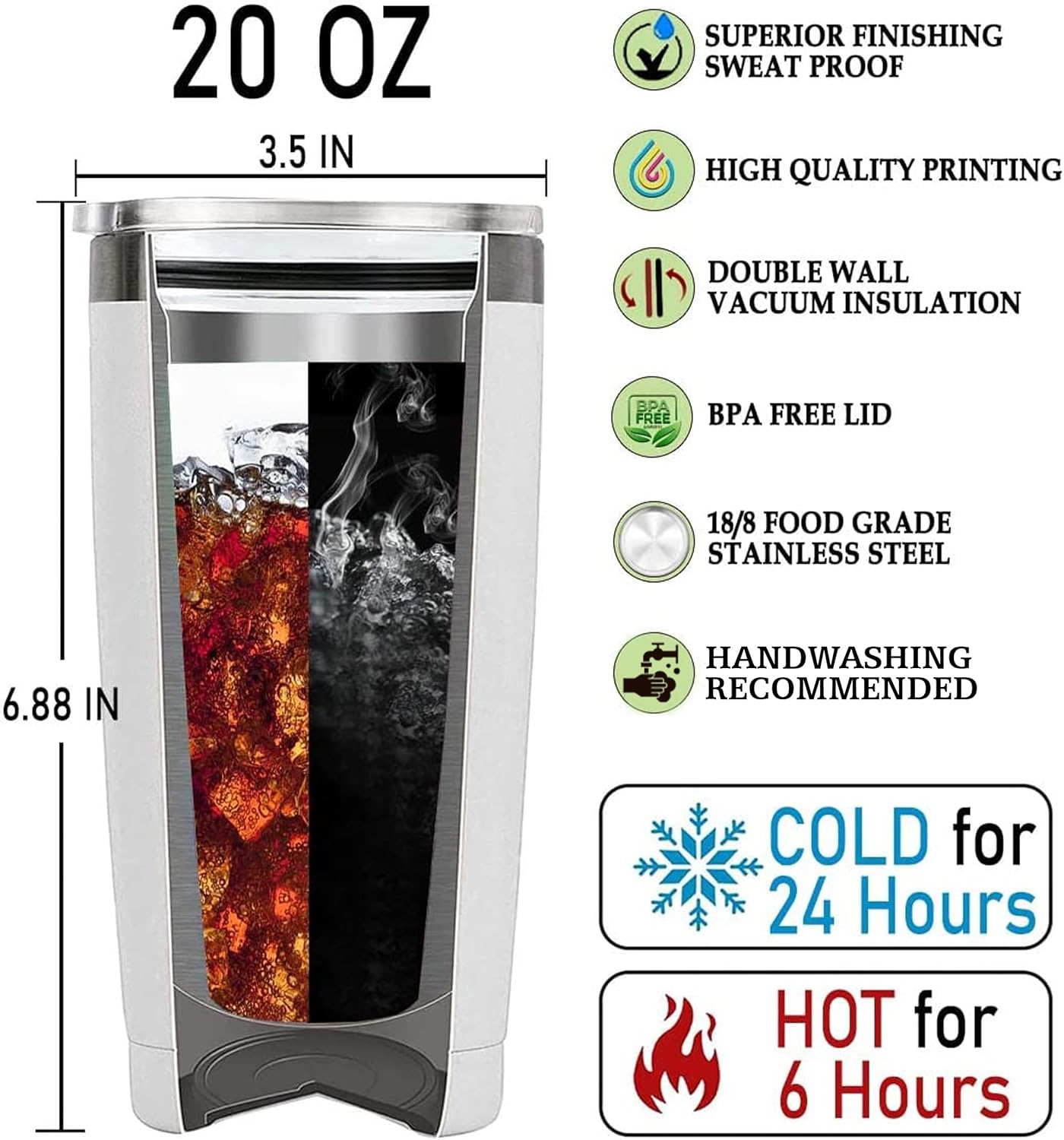 Personalized Horse Wood Drawing Tumbler Gifts for Women Men Him Her 20oz Stainless Steel Insulated with Lid Custom Name Travel Mug Coffee Cup Horse Equestrian Gift - Image 6